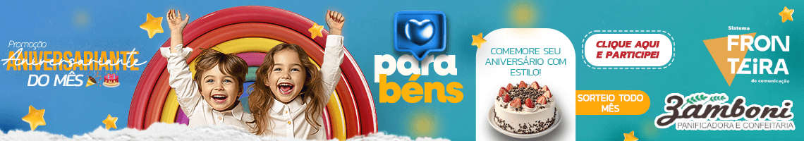 PROMOÇÃO ANIVERSARIANTE DO MÊS